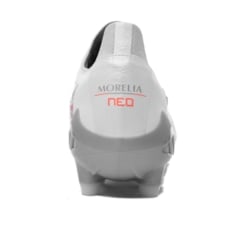 Mizuno Morelia Neo III Made in Japan FG Robotic - White/Fiery Coral